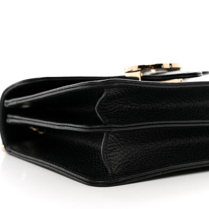 Gucci Dollar Calfskin Small Interlocking G Shoulder Bag Black 9 of 10