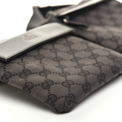 Gucci GG Monogram Double Pocket Belt Bag Black 7 of 12