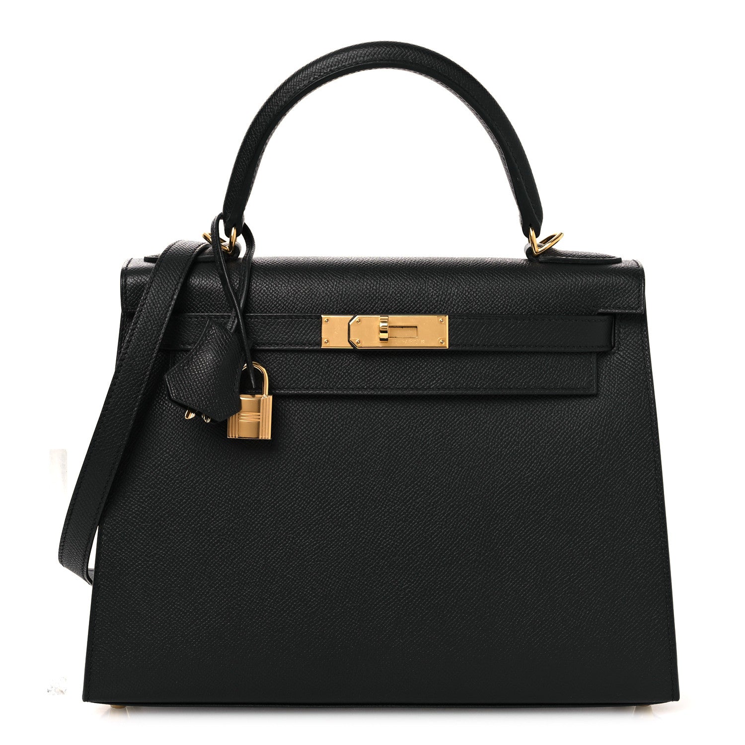 Hermes Epsom Kelly Sellier 28 Black 1 of 14
