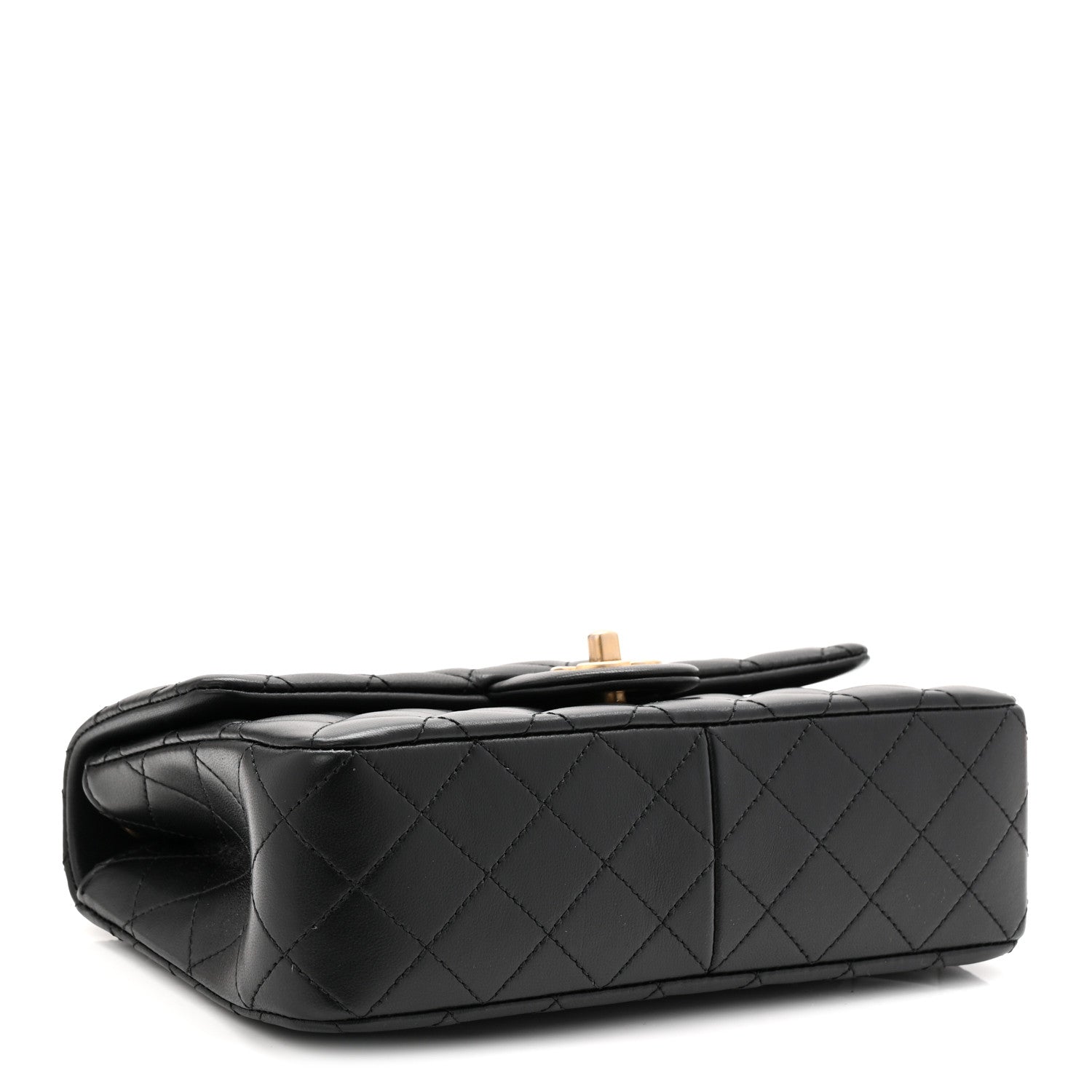 Chanel Lambskin Quilted Small Sweet Camellia Flap Black 4 of 11