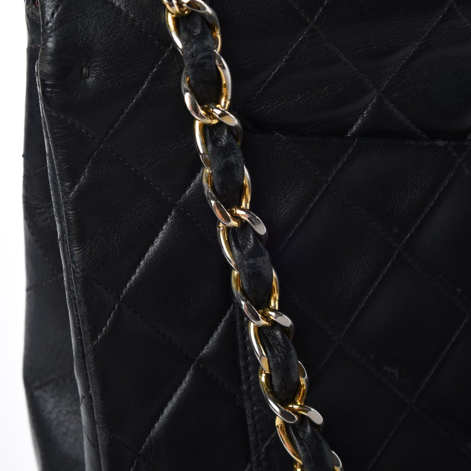Chanel Lambskin Quilted XL Jumbo Single Flap Black 8 of 23