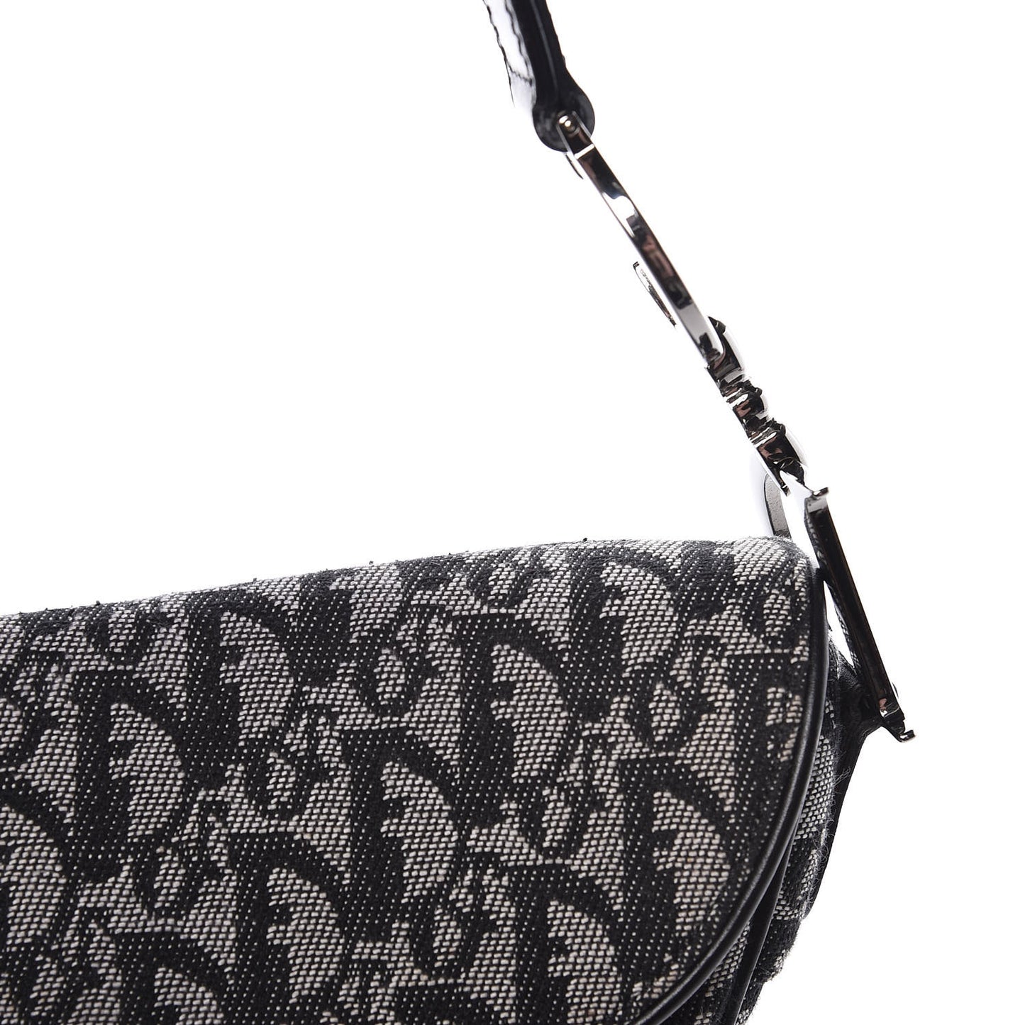 Monogram Saddle Bag Black