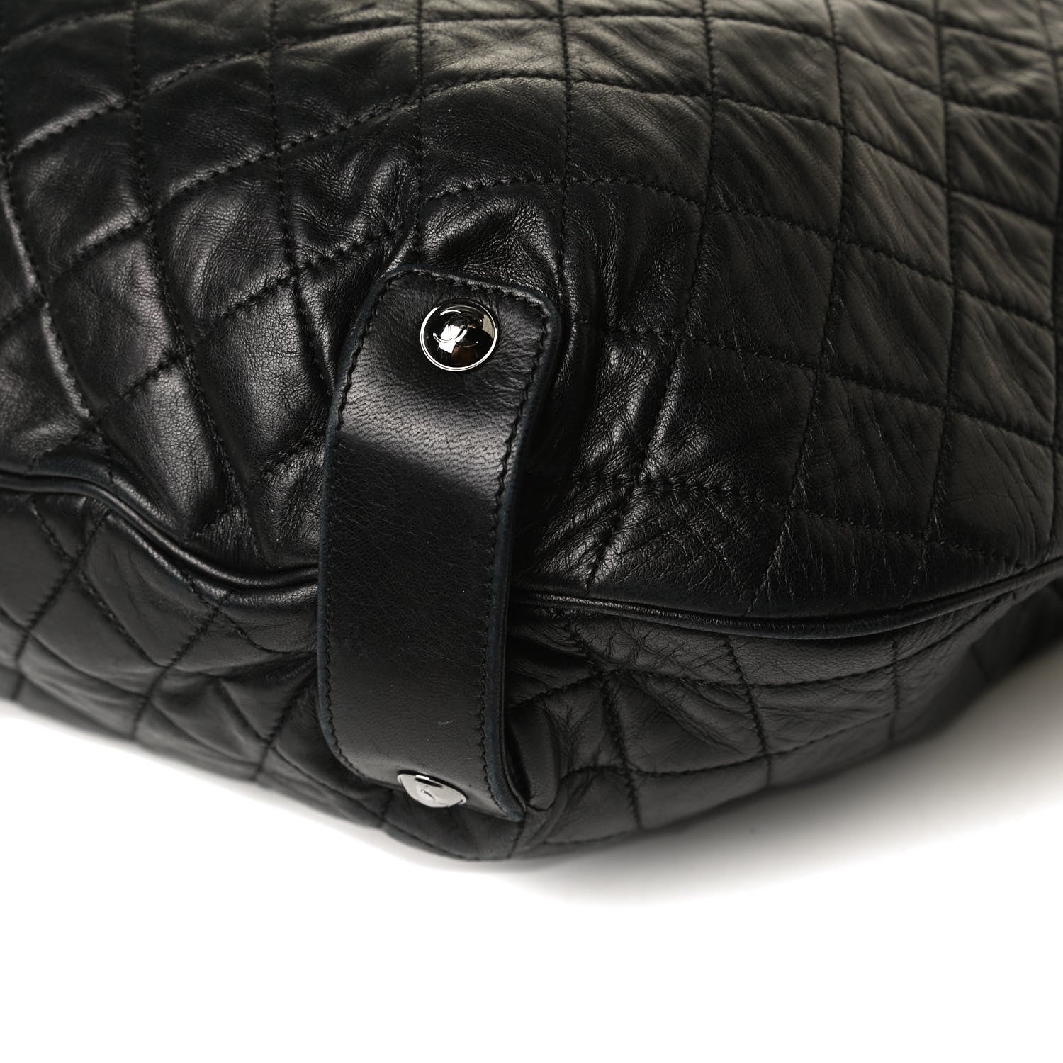 Chanel Lambskin Large Chain Mail Hobo Black 17 of 20