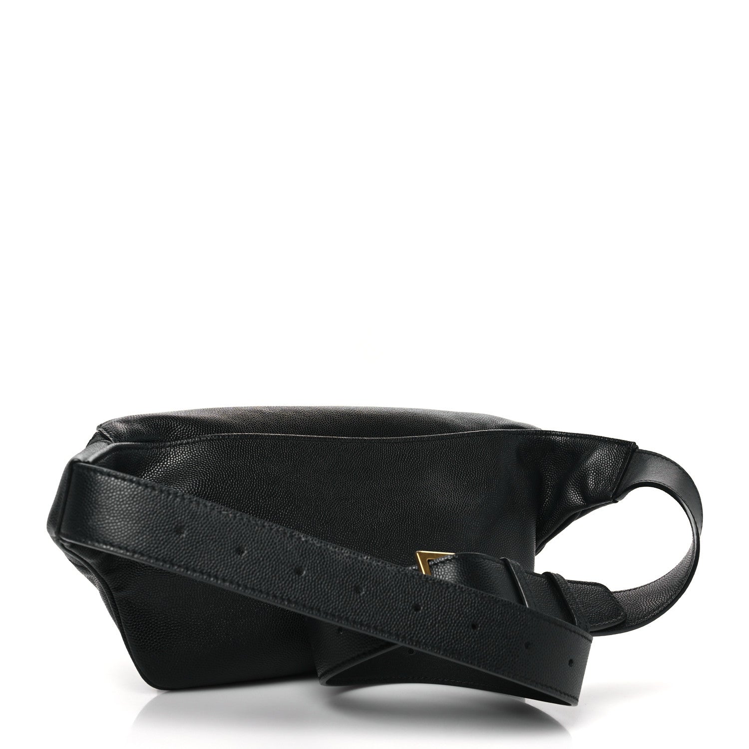 Saint Laurent Grain De Poudre Monogram Belt Bag Black 3 of 11