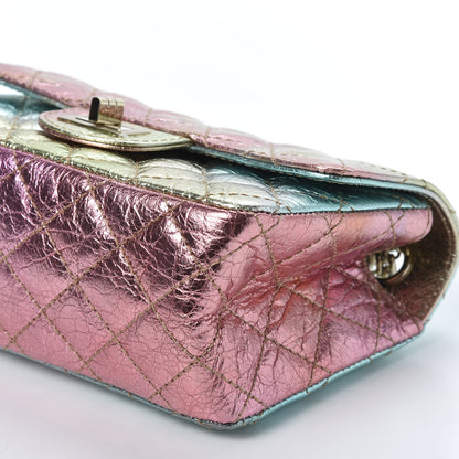Chanel Metallic Goatskin Quilted Mini 2.55 Reissue Flap Multicolor 6 of 10