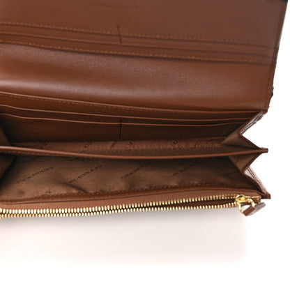 Burberry Calfskin Horseferry Check Porter Continental Wallet Tan 5 of 8