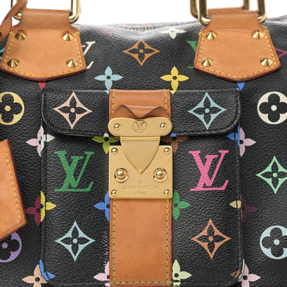 Louis Vuitton Monogram Multicolor Speedy 30 Black 8 of 13