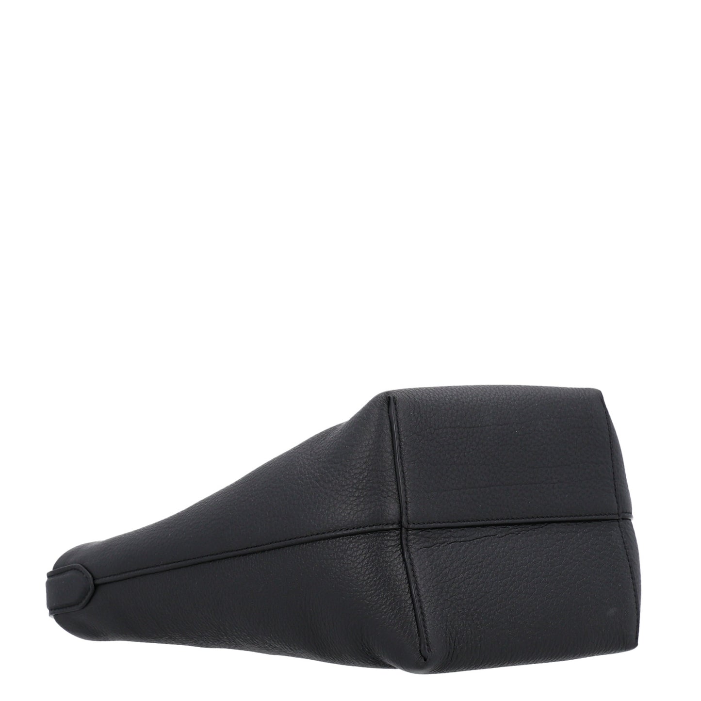 Grained Calfskin Small N/S Park Tote Black