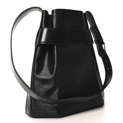 Louis Vuitton Epi Sac D'epaule Black 3 of 9