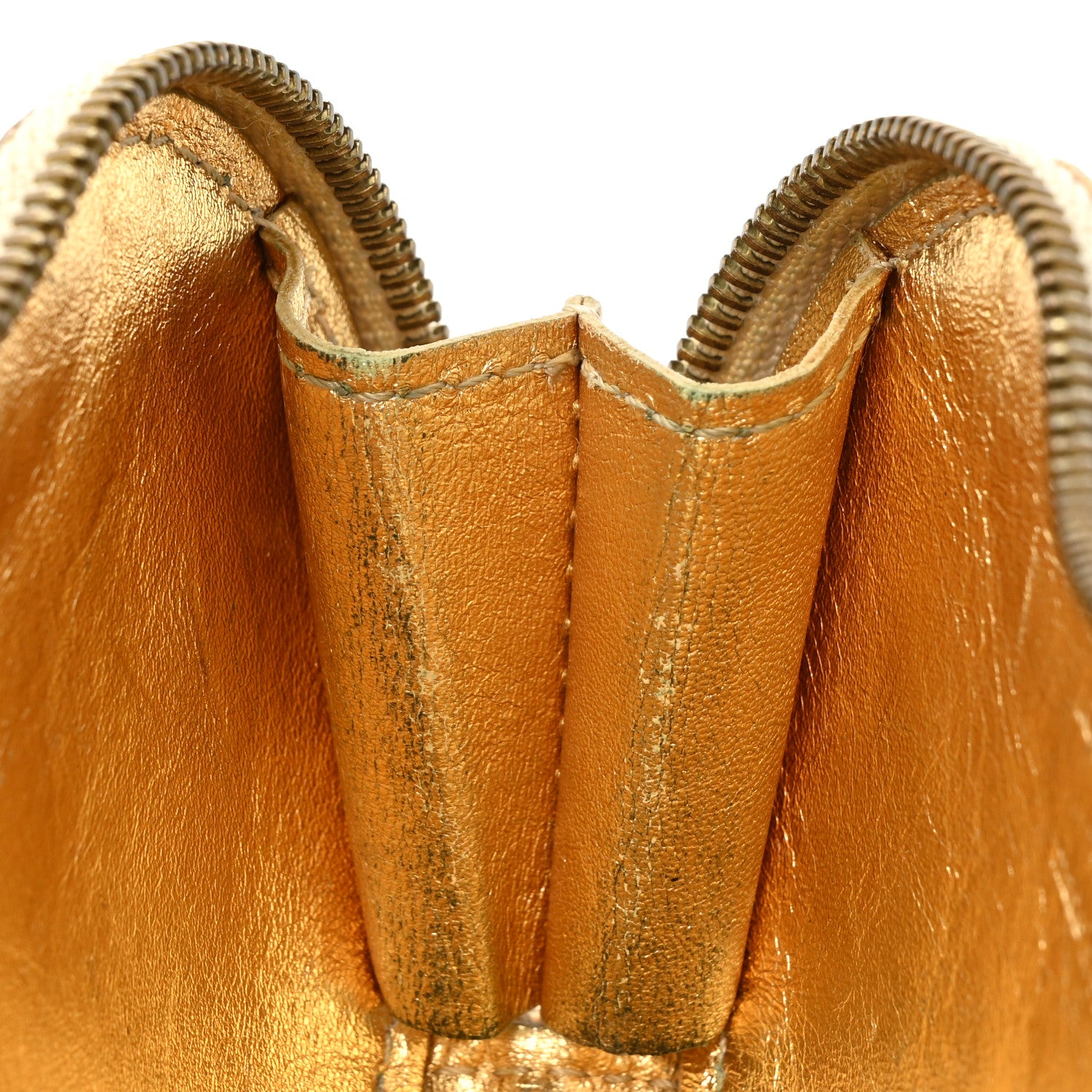 Louis Vuitton Monogram Miroir Heart Coin Purse Gold 10 of 12