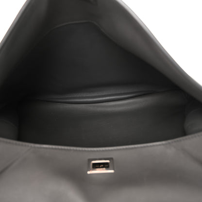 Balenciaga Natural Smooth Calfskin Medium Rodeo Top Handle Handbag Grey 5 of 9