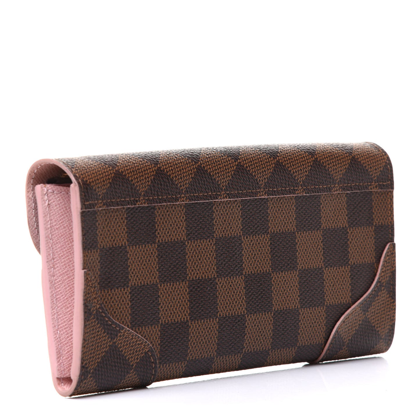 Damier Ebene Caissa Wallet Rose Ballerine