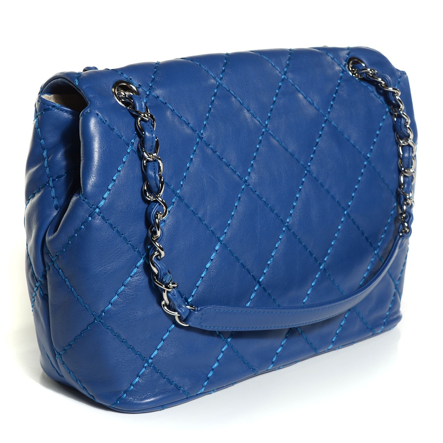 Chanel Calfskin Love Me Tender Flap Blue 3 of 9