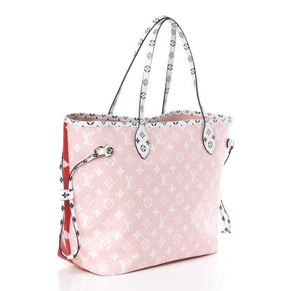 Louis Vuitton Monogram Giant Neverfull MM Rouge 4 of 11