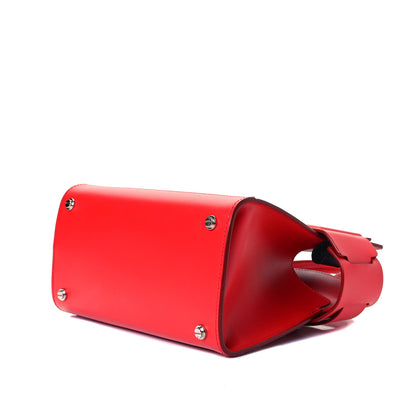 Givenchy Smooth Calfskin Mini Horizon Satchel Red 6 of 7
