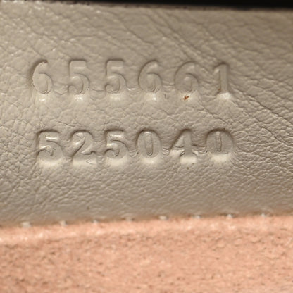 Gucci Wonka Grain Calfskin Mini Diana Tote Bag Mystic White Orange Fluo 7 of 10