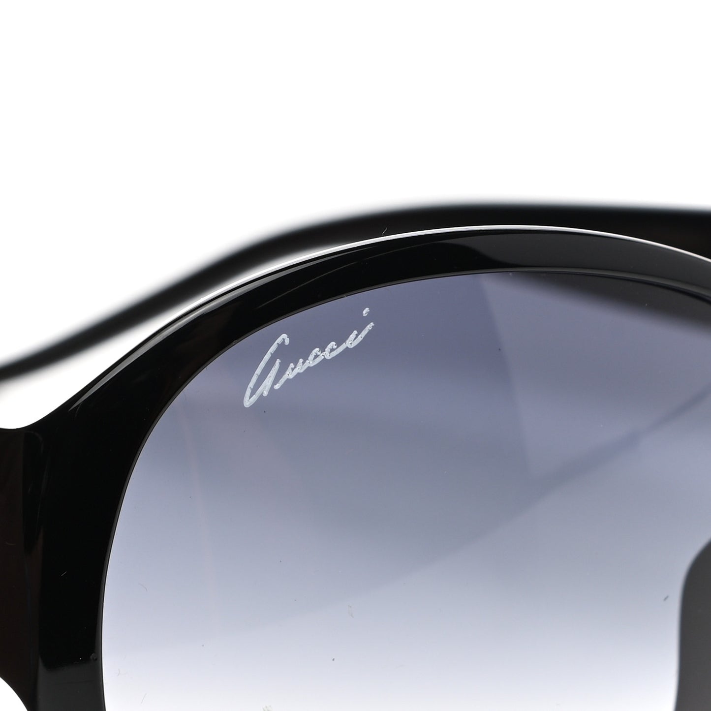 Round Frame Heart Sunglasses GG3530 Black