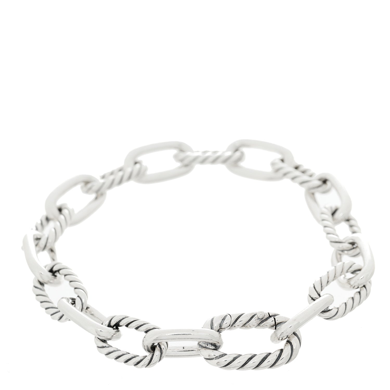 David Yurman Sterling Silver 8.5 Madison Chain Bracelet 2 of 3