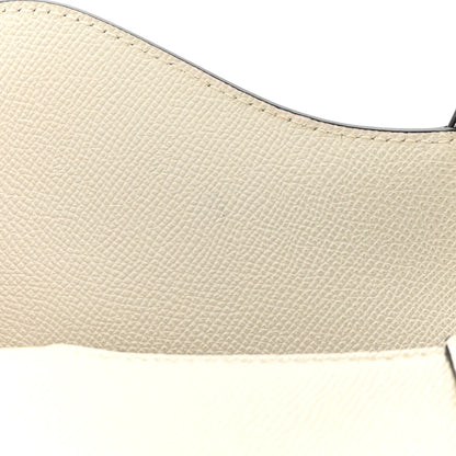 Christian Dior Grained Calfskin Saddle Bag White 11 of 12