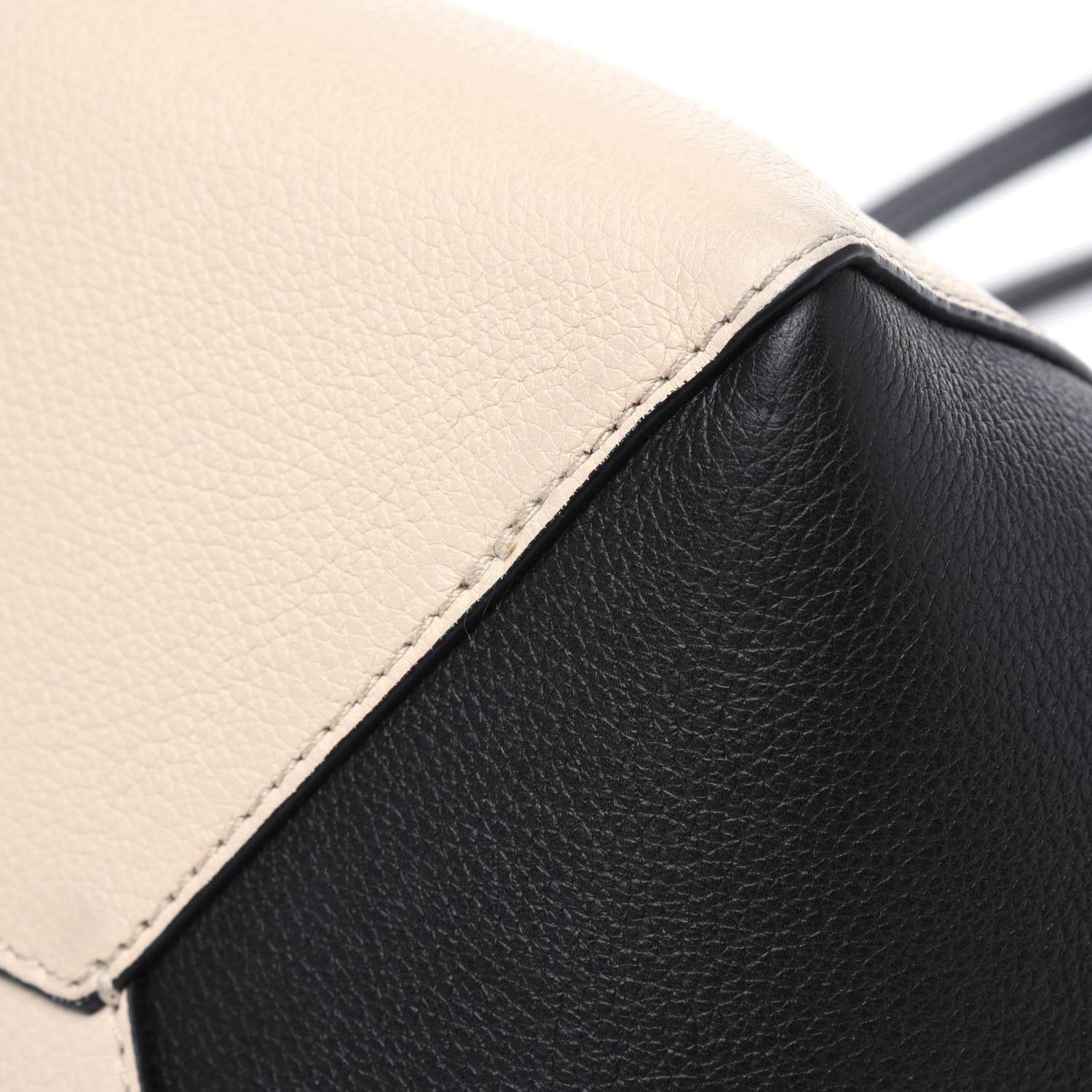 Louis Vuitton Calfskin Lockme Cabas Vanille Black 17 of 23