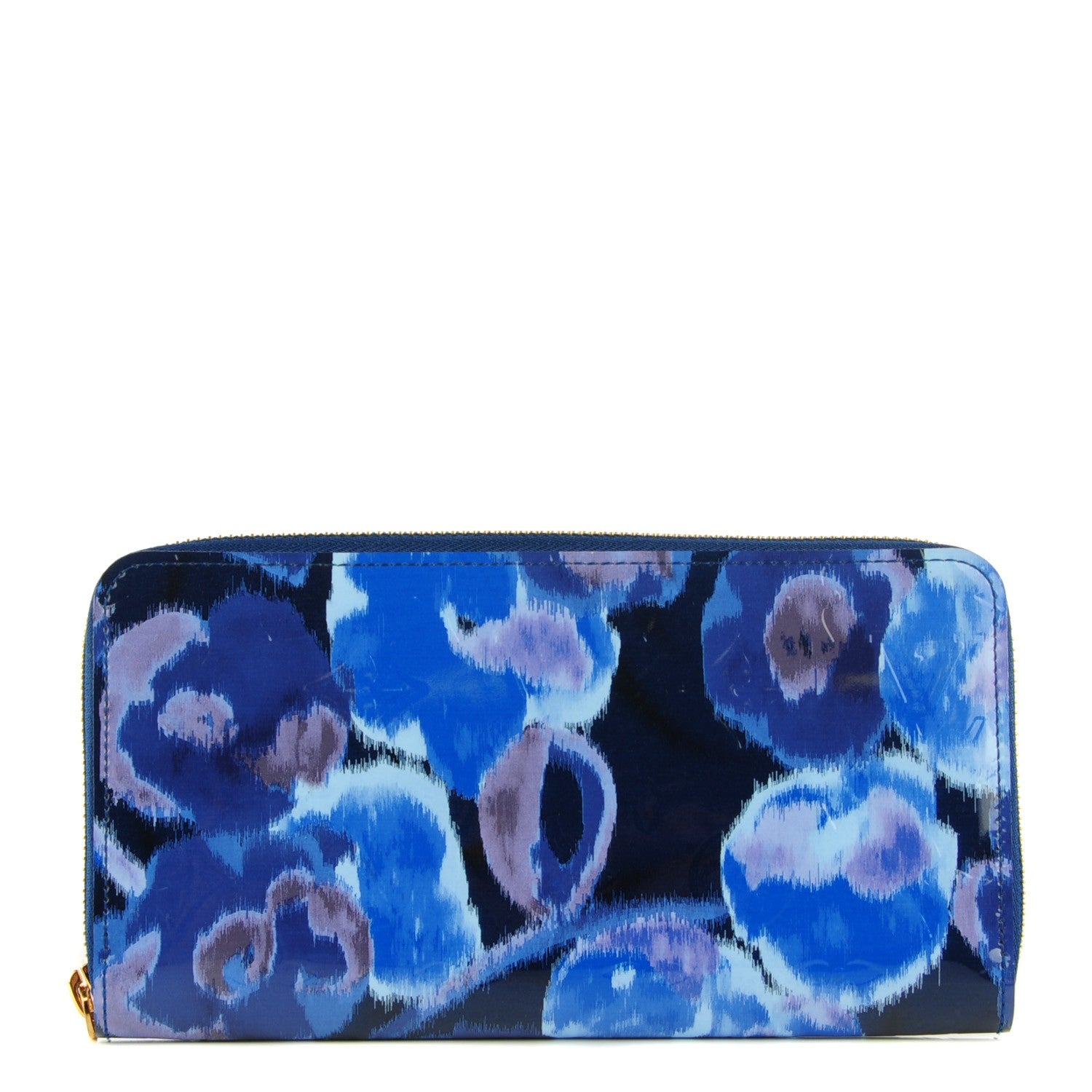 Louis Vuitton Vernis Ikat Zippy Wallet Grand Blue 1 of 7