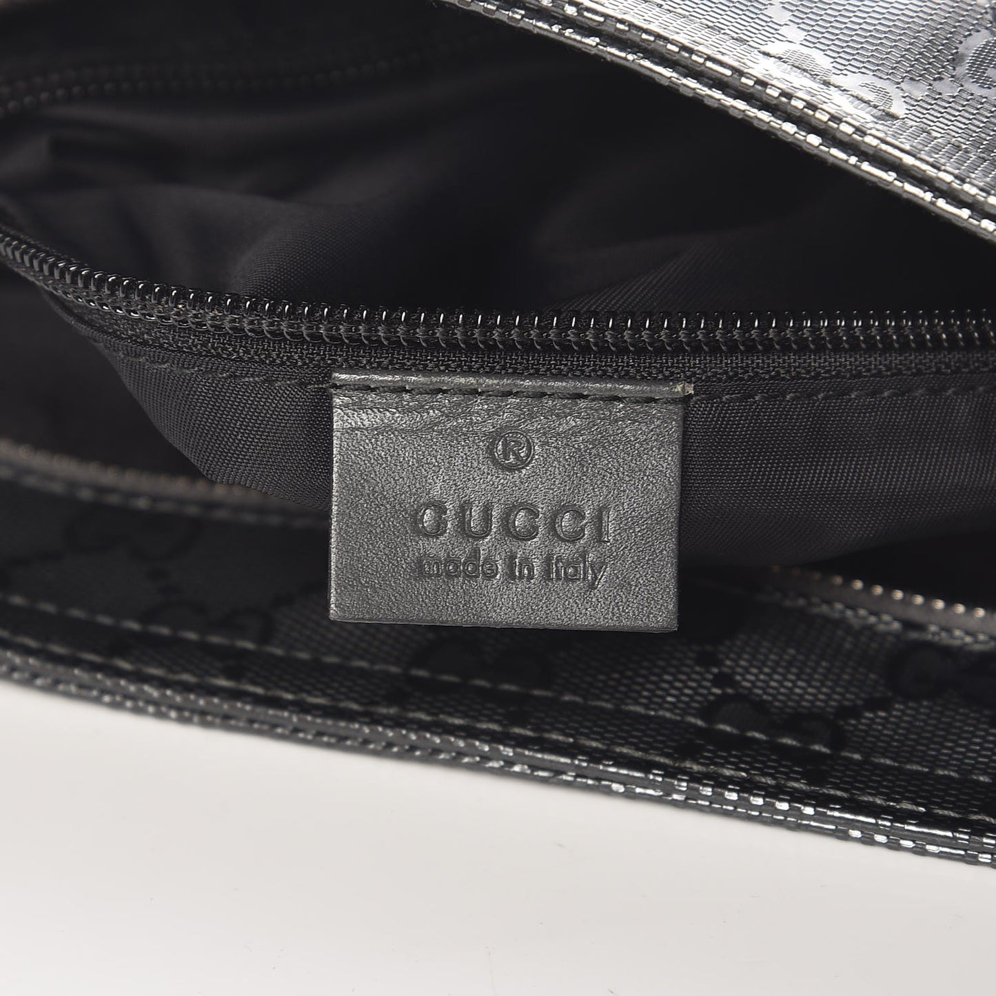 Imprime Monogram Small Flat Messenger Bag Platinum Grey