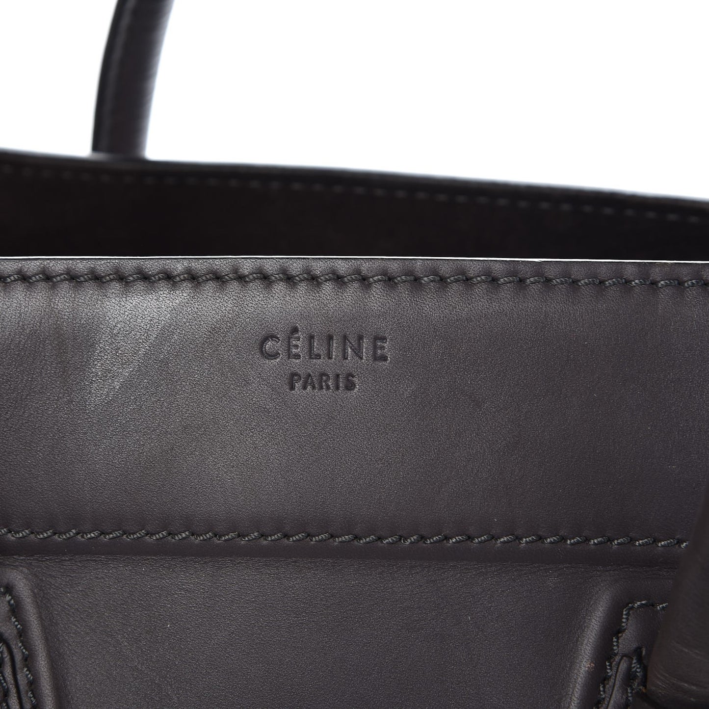 Smooth Calfskin Medium Phantom Luggage Grey
