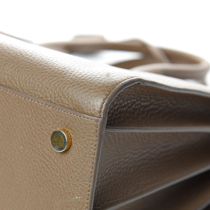 Saint Laurent Grained Calfskin Large Sac De Jour Taupe 15 of 16
