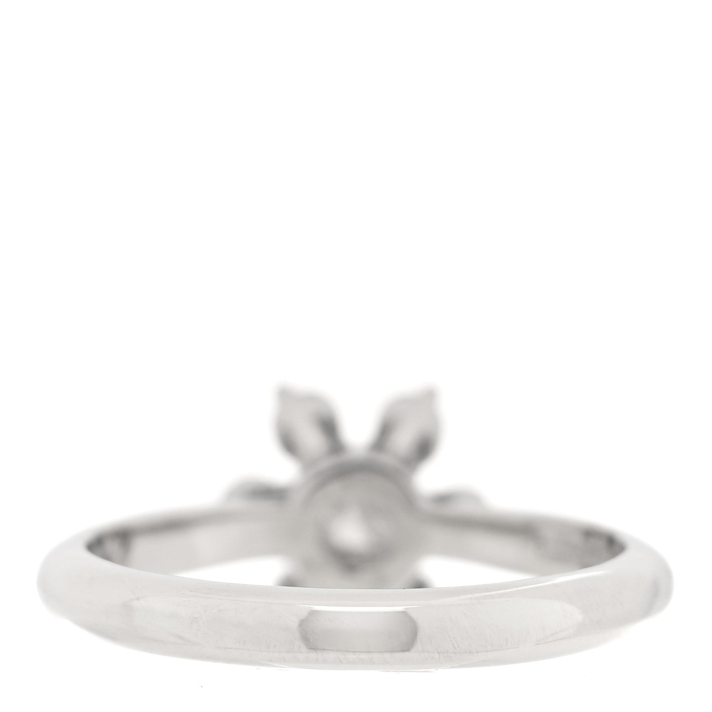 Platinum Diamond Flower Ring 48 4.5