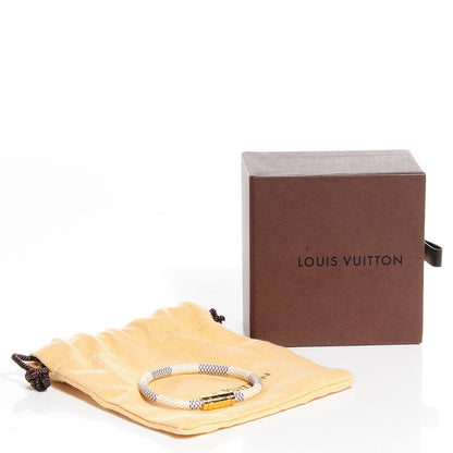Louis Vuitton Damier Azur Keep It Bracelet 17 5 of 5