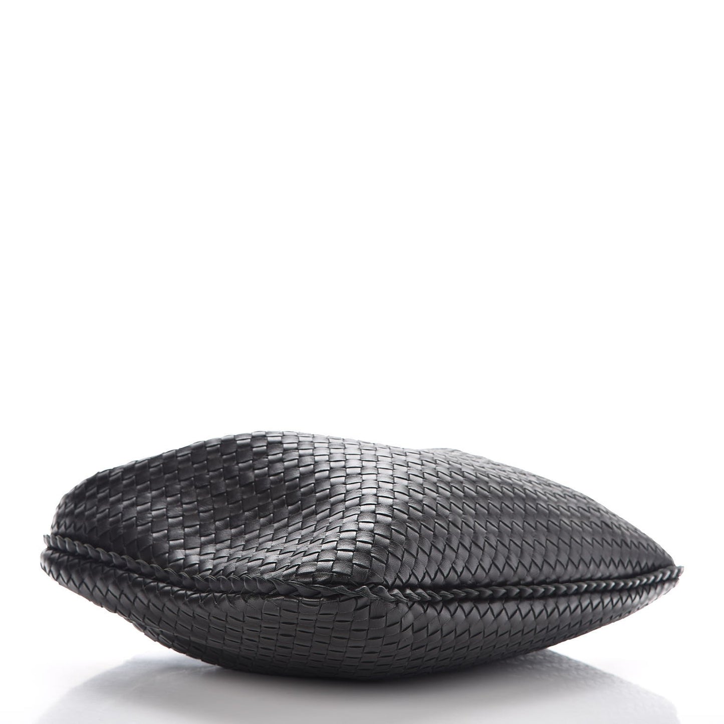 Nappa Intrecciato Large Veneta Hobo Black