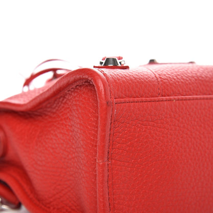 Balenciaga Vibrato Calfskin Classic Silver Hardware S City Rouge Cerise 8 of 11