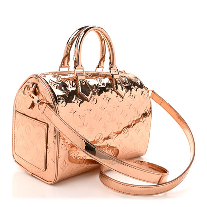 Louis Vuitton Monogram Miroir Speedy Bandouliere 25 Copper 3 of 10