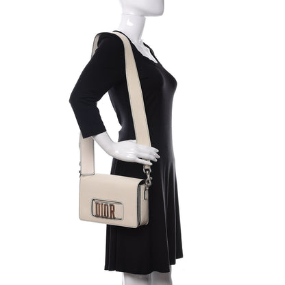 Christian Dior Smooth Calfskin Dio(r)evolution Flap Bag Off White 2 of 13
