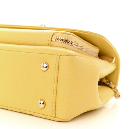 Chanel Caviar Quilted Small Business Affinity Flap Yellow 10 of 10