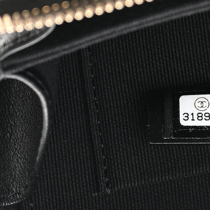 Chanel Caviar Quilted Small Top Handle Vanity Case Black 7 of 11