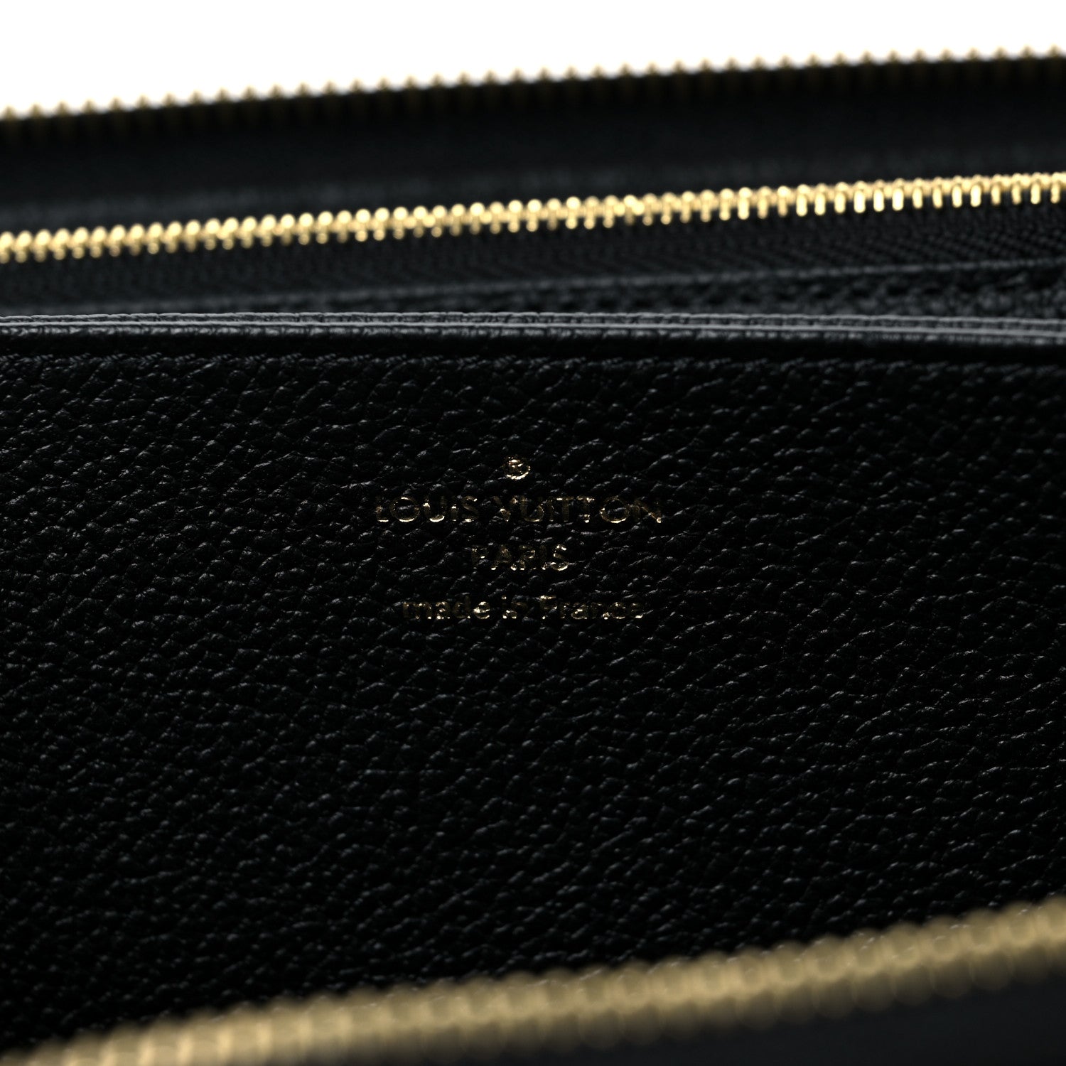 Louis Vuitton Empreinte Monogram Giant Zippy Wallet Black Beige 6 of 8