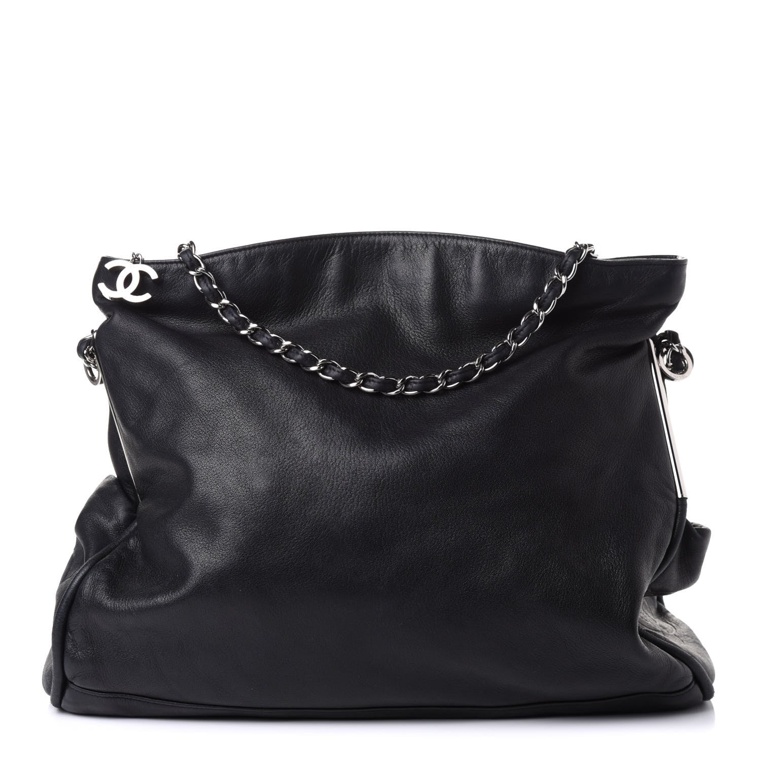 Chanel Lambskin Ultimate Soft Hobo Black 1 of 9