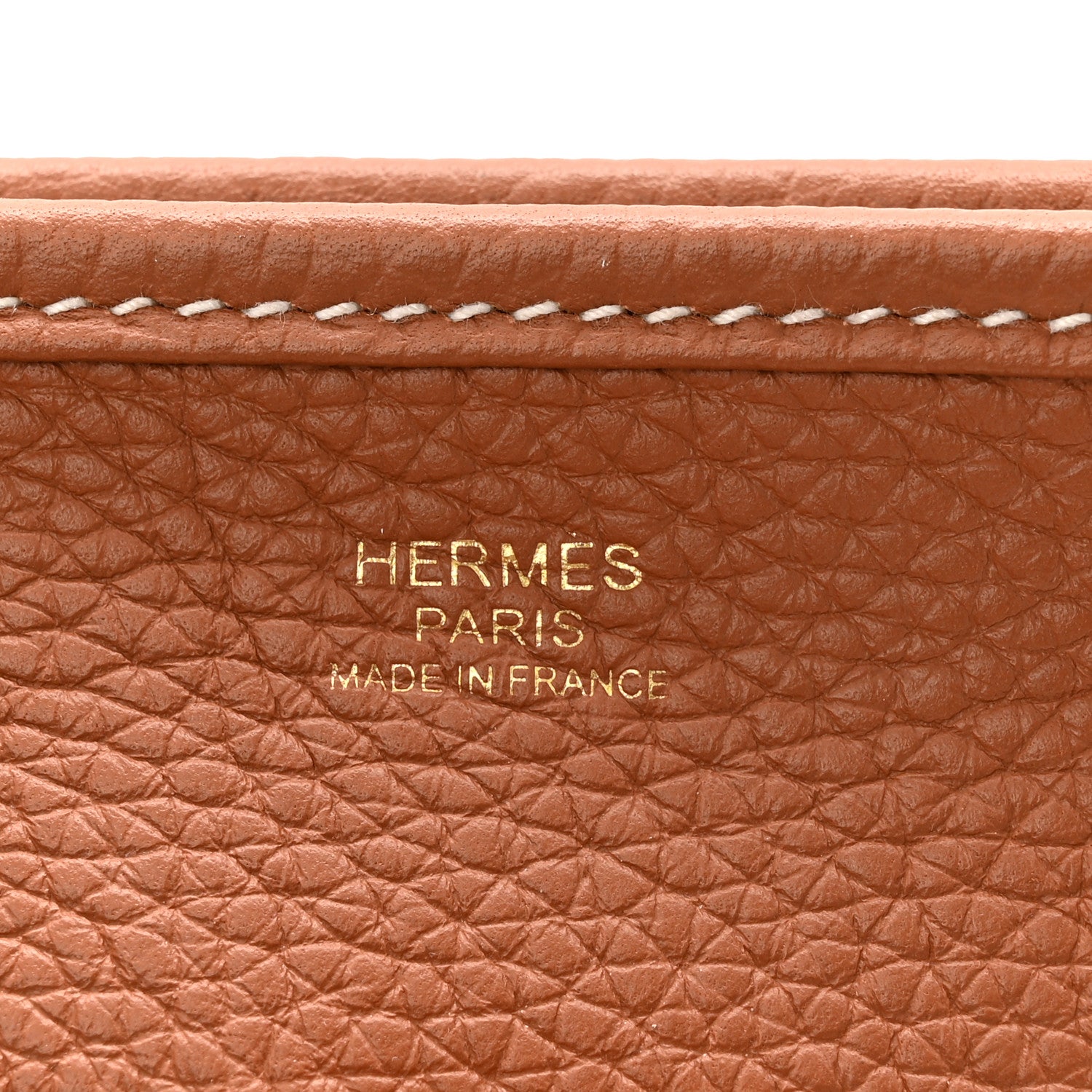 Hermes Taurillon Clemence Evelyne III PM Gold 6 of 11