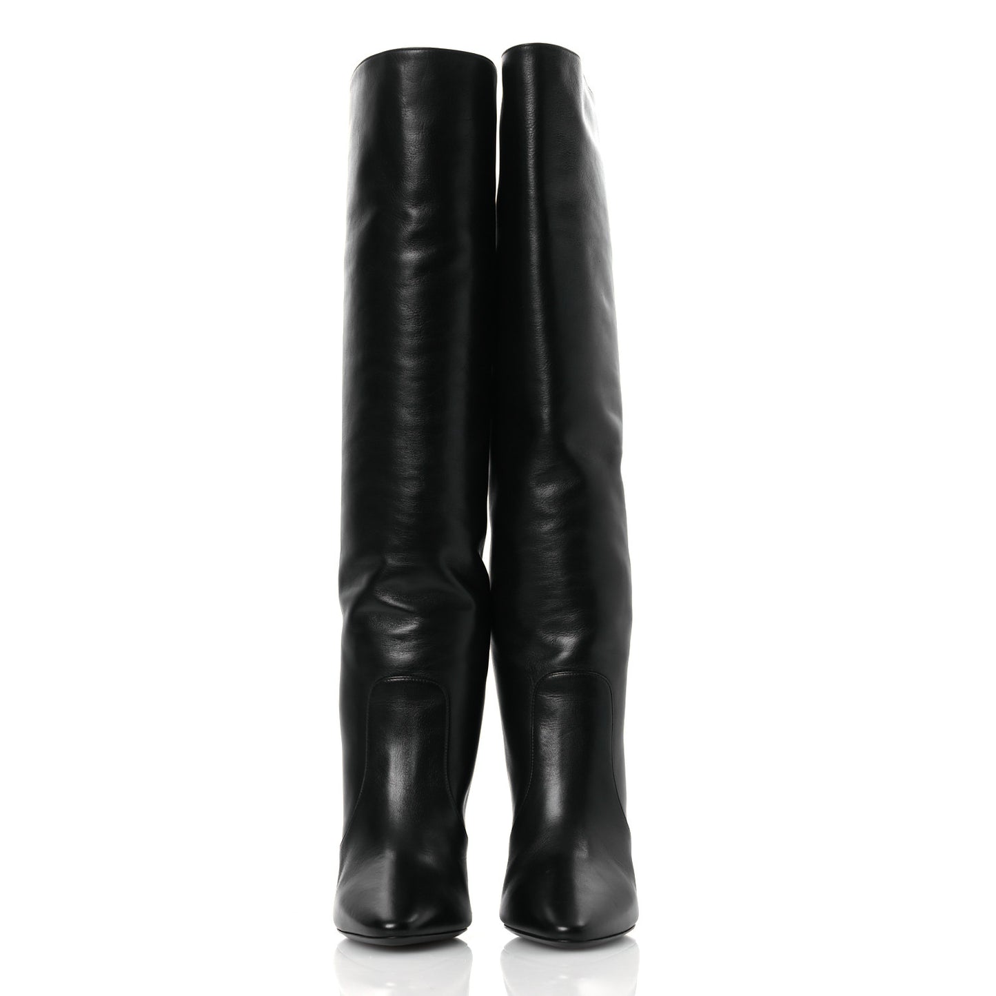 Lambskin Koller 110 Tall Boots 36.5 Black