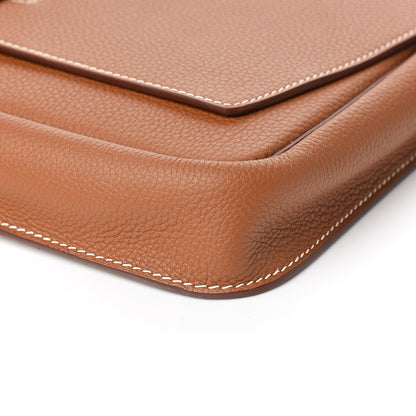 Hermes Togo Steve Light Messenger Gold 7 of 8