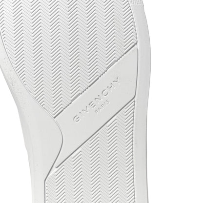 Givenchy Calfskin Band Logo Womens Urban Street Sneakers 37.5 White 6 of 11