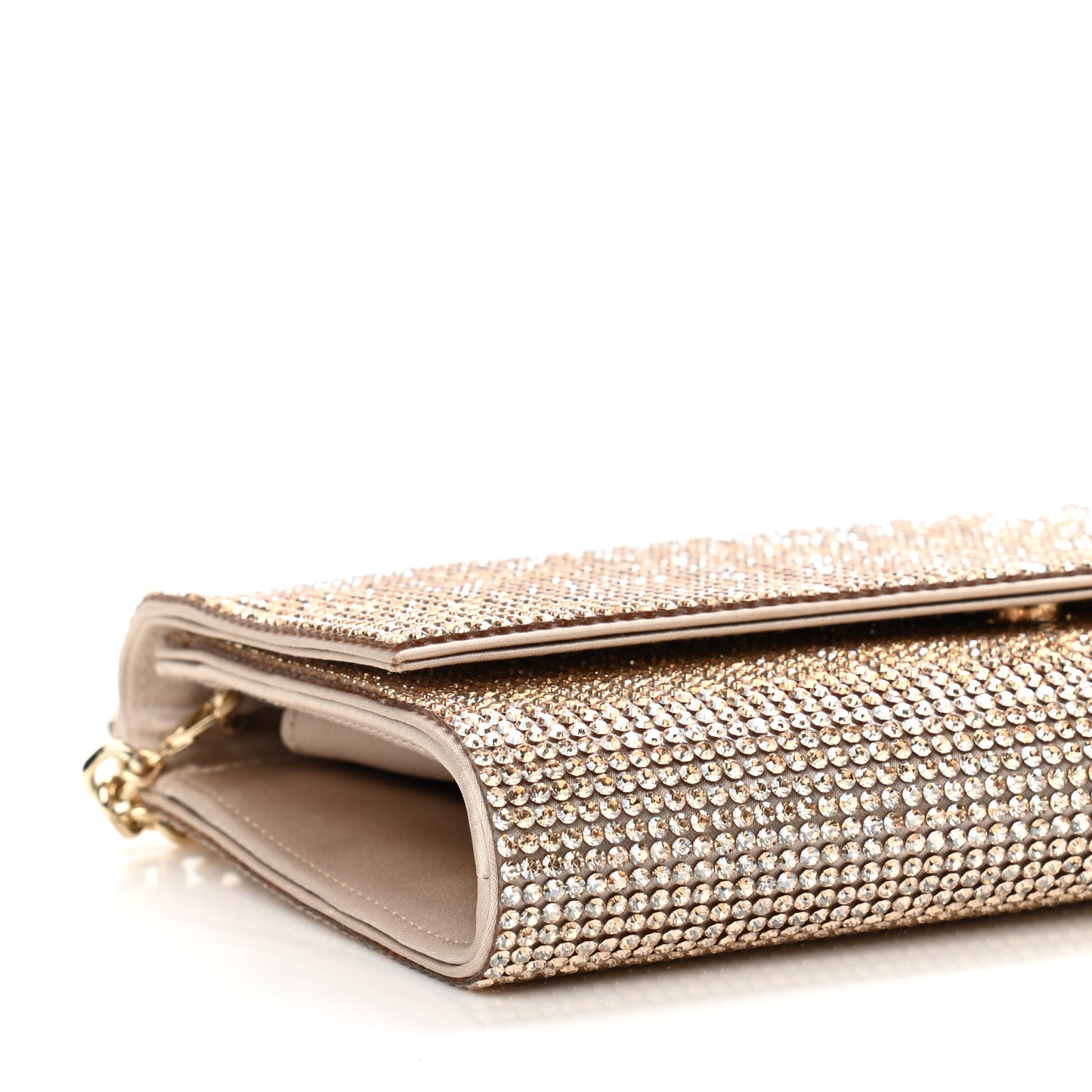 Swarovski Crystal Fizzy Clutch Champagne