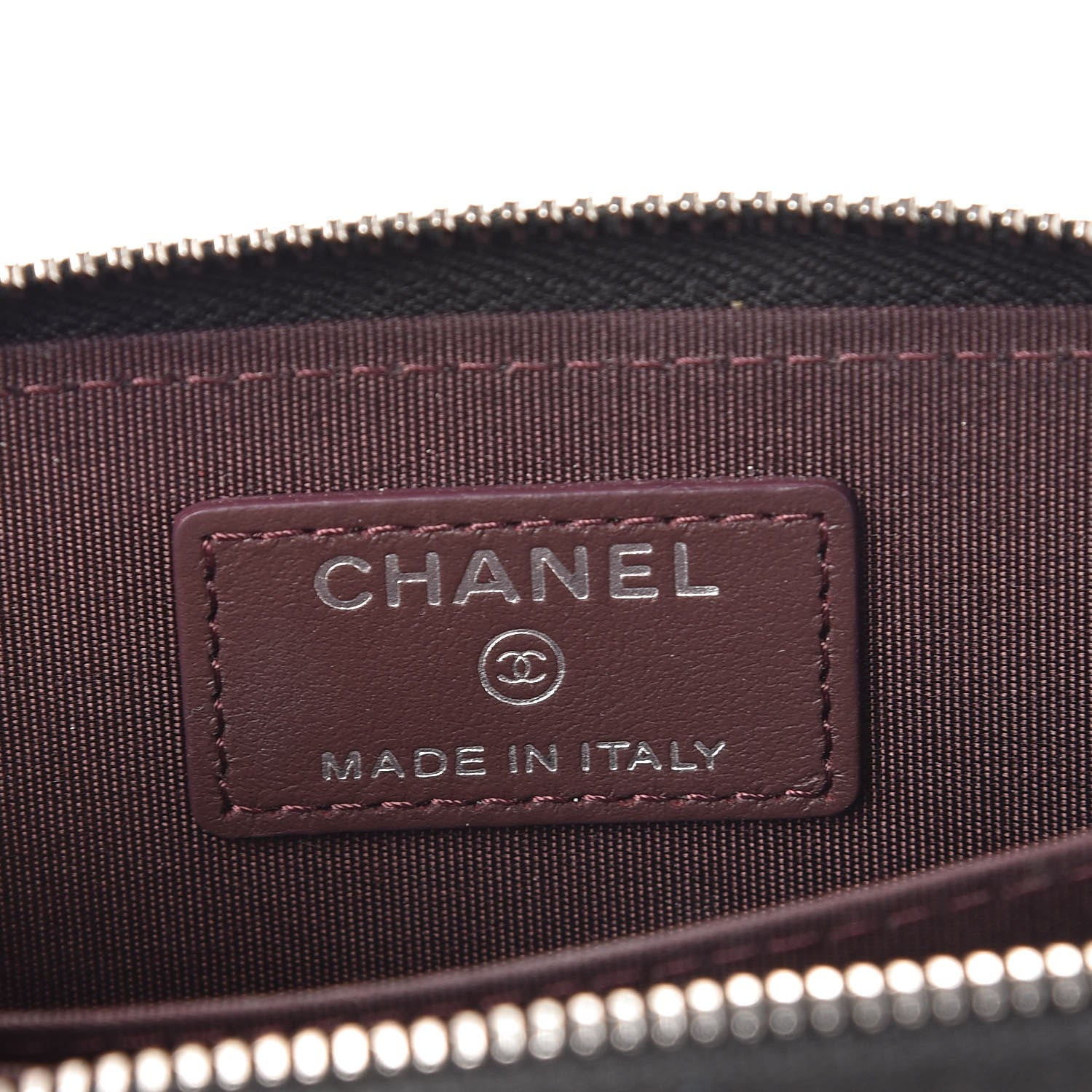 Chanel Grained Calfskin Neo Executive Zip Coin Purse Black 6 of 7