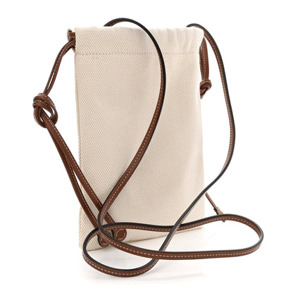 Burberry Canvas Smooth Calfskin Crossbody Pouch 3 of 10