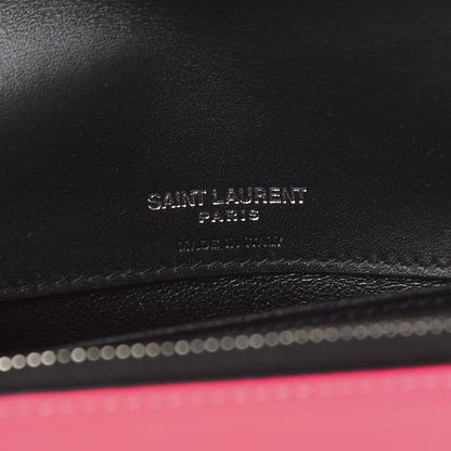 Saint Laurent Grain De Poudre Monogram Kate Belt Bag Neon Pink 5 of 9