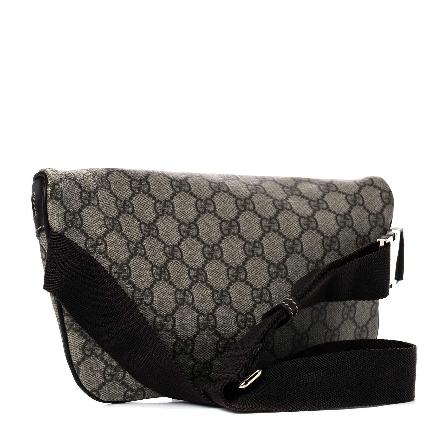 Gucci GG Supreme Monogram Belt Bag Dark Brown 3 of 11