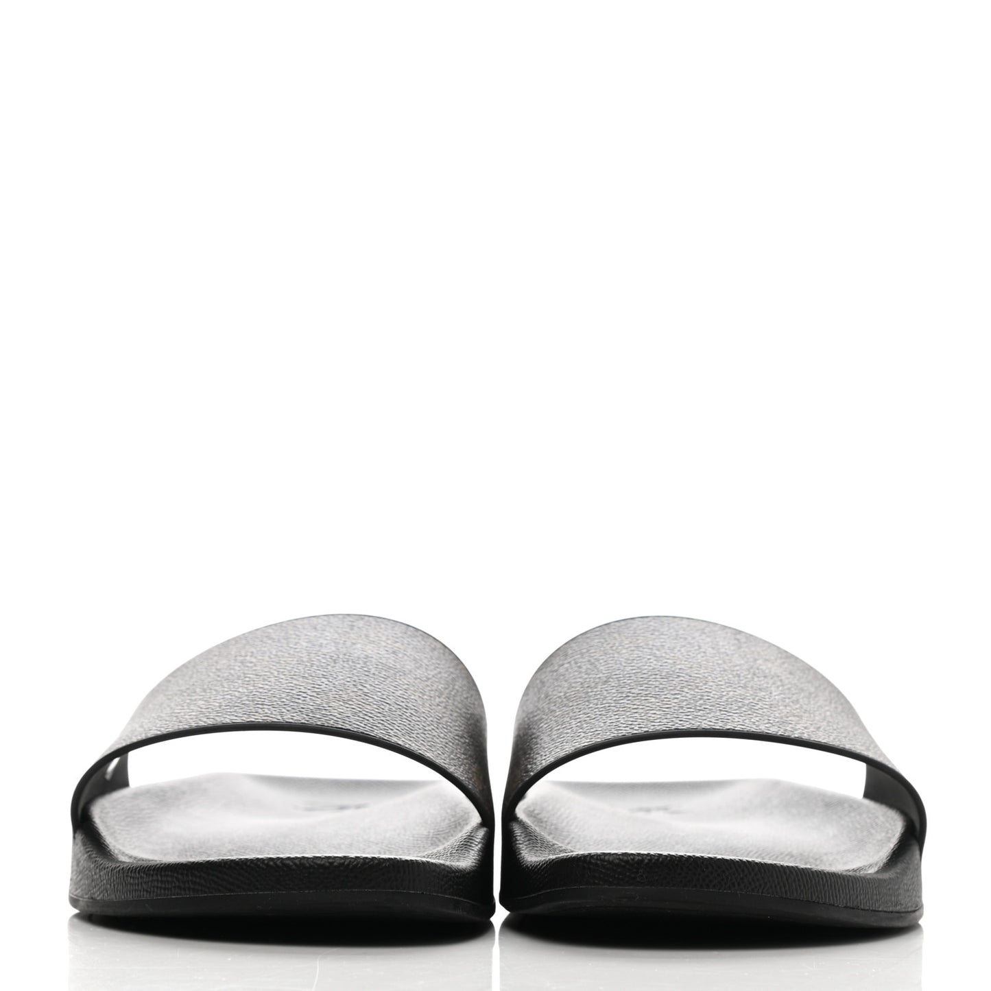 Rubber Monogram Mens Waterfront Mules 8 Macassar