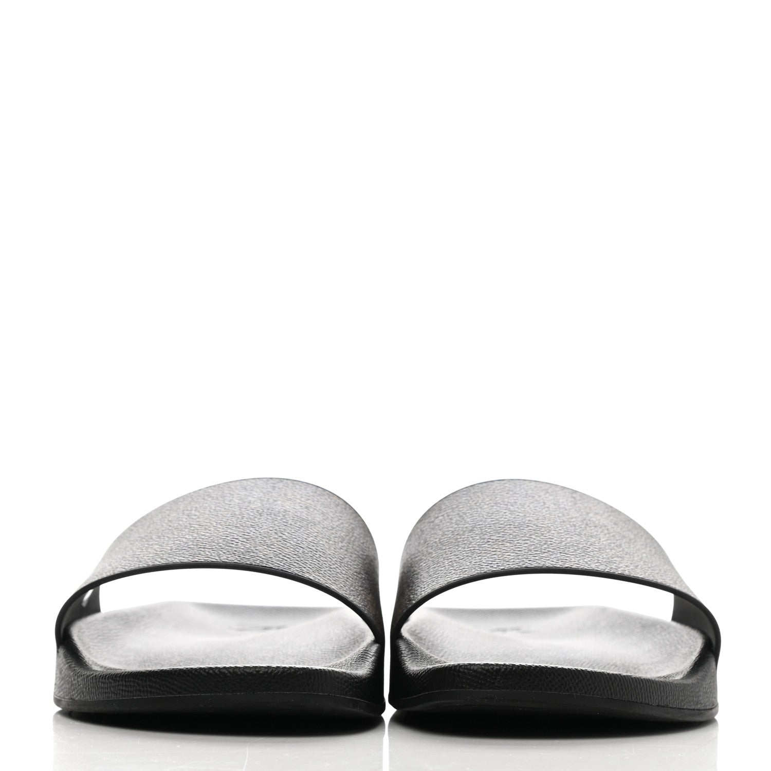 Louis Vuitton Rubber Monogram Mens Waterfront Mules 8 Macassar 2 of 8