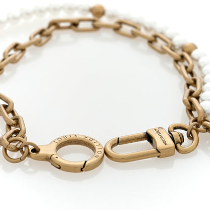 Louis Vuitton Chain Belt Pearls Bag Charm Belt Gold 5 of 6